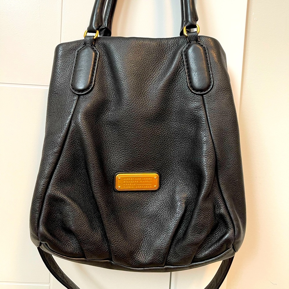 MARC JACOBS LEATHER TOTE BAG - Classic Q Fran Bag - Picture 3 of 5